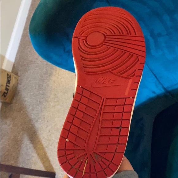 Nike Air Jordan 1s red,white and black main image 6